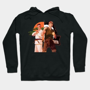 eagle fang vs miyagi dojo Hoodie